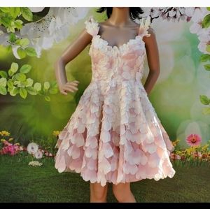 Zimmermann petal pink dress size 0 Australia, US size Xs